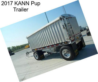 2017 KANN Pup Trailer