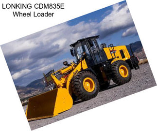 LONKING CDM835E Wheel Loader