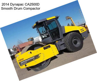 2014 Dynapac CA2500D Smooth Drum Compactor