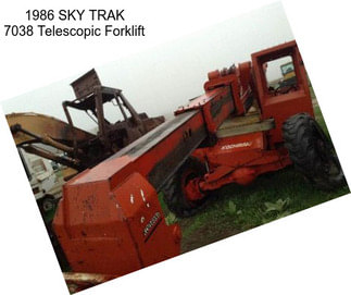 1986 SKY TRAK 7038 Telescopic Forklift