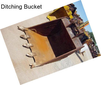 Ditching Bucket