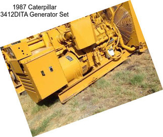 1987 Caterpillar 3412DITA Generator Set