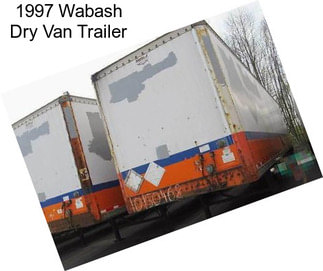 1997 Wabash Dry Van Trailer