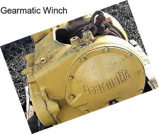 Gearmatic Winch