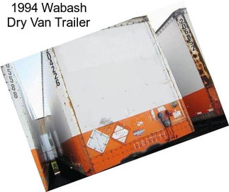 1994 Wabash Dry Van Trailer