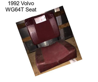 1992 Volvo WG64T Seat