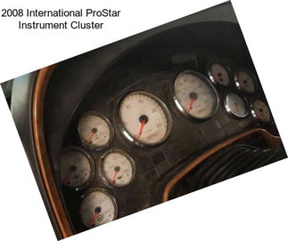 2008 International ProStar Instrument Cluster