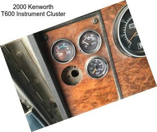 2000 Kenworth T600 Instrument Cluster