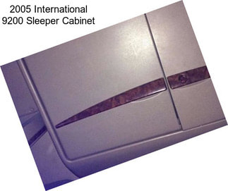 2005 International 9200 Sleeper Cabinet