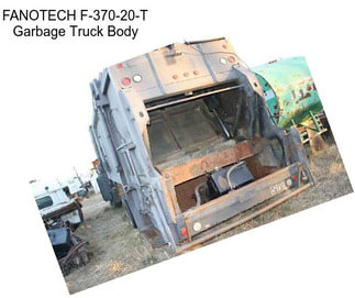 FANOTECH F-370-20-T Garbage Truck Body