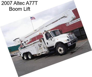 2007 Altec A77T Boom Lift