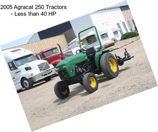 2005 Agracat 250 Tractors - Less than 40 HP
