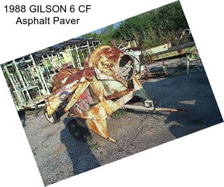 1988 GILSON 6 CF Asphalt Paver