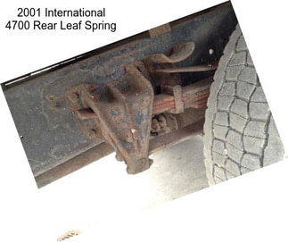 2001 International 4700 Rear Leaf Spring