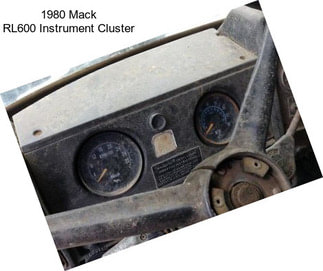 1980 Mack RL600 Instrument Cluster