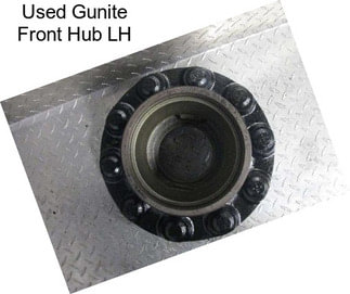 Used Gunite Front Hub LH