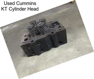 Used Cummins KT Cylinder Head