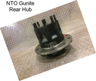 NTO Gunite Rear Hub