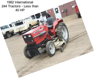 1982 International 244 Tractors - Less than 40 HP