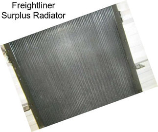 Freightliner Surplus Radiator