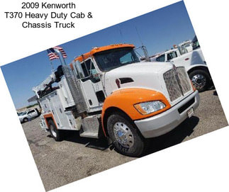 2009 Kenworth T370 Heavy Duty Cab & Chassis Truck