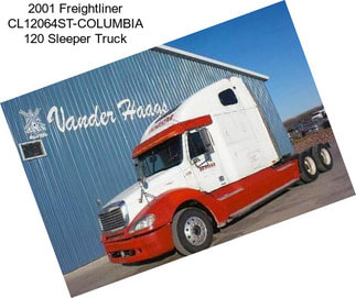 2001 Freightliner CL12064ST-COLUMBIA 120 Sleeper Truck