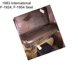 1983 International F-1924; F-1954 Seat