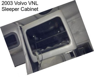 2003 Volvo VNL Sleeper Cabinet