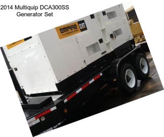 2014 Multiquip DCA300SS Generator Set