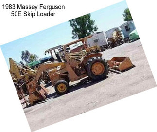 1983 Massey Ferguson 50E Skip Loader