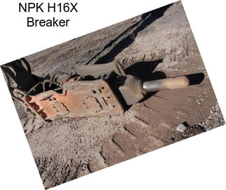 NPK H16X Breaker