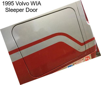 1995 Volvo WIA Sleeper Door