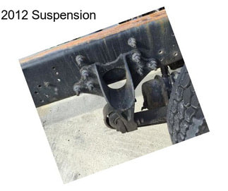 2012 Suspension