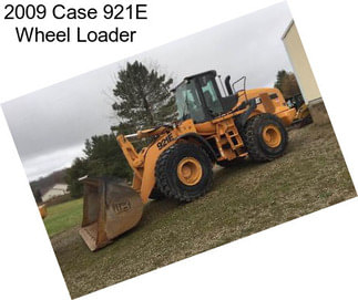 2009 Case 921E Wheel Loader