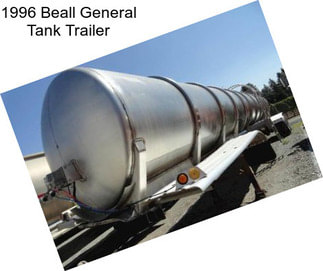 1996 Beall General Tank Trailer