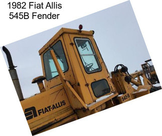 1982 Fiat Allis 545B Fender