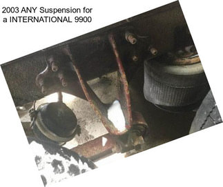 2003 ANY Suspension for a INTERNATIONAL 9900
