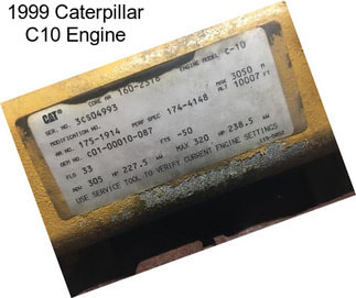 1999 Caterpillar C10 Engine