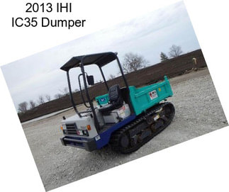 2013 IHI IC35 Dumper