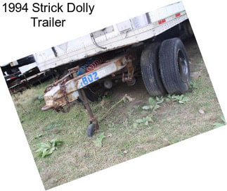 1994 Strick Dolly Trailer