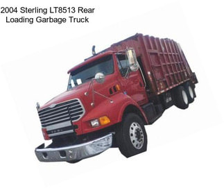 2004 Sterling LT8513 Rear Loading Garbage Truck