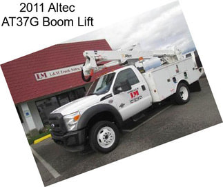 2011 Altec AT37G Boom Lift