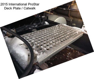 2015 International ProStar Deck Plate / Catwalk