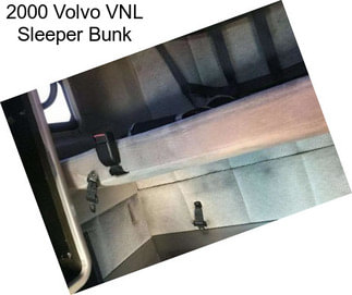 2000 Volvo VNL Sleeper Bunk