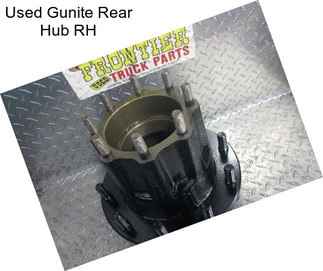 Used Gunite Rear Hub RH