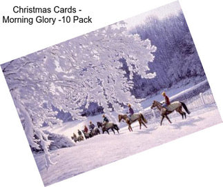 Christmas Cards - Morning Glory -10 Pack