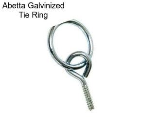 Abetta Galvinized Tie Ring