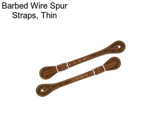 Barbed Wire Spur Straps, Thin