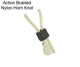 Action Braided Nylon Horn Knot