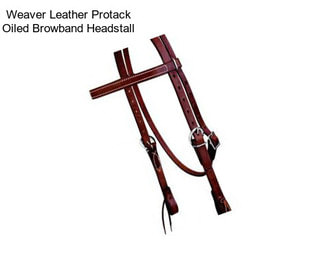 Weaver Leather Protack Oiled Browband Headstall